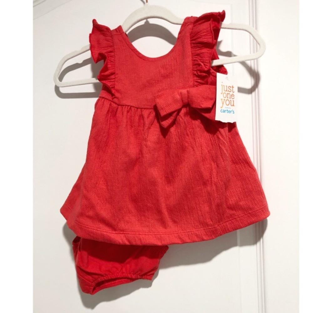 NWT Carter’s Dress and Bloomers Set 3months baby
